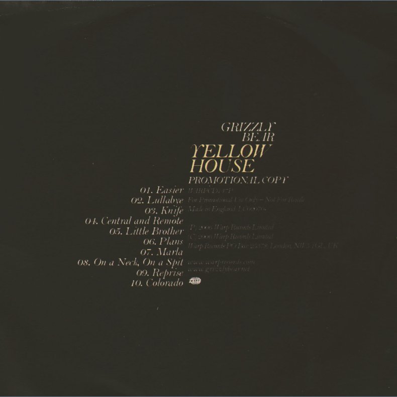 Yellow House - UK Promotional Issue CD Acetate