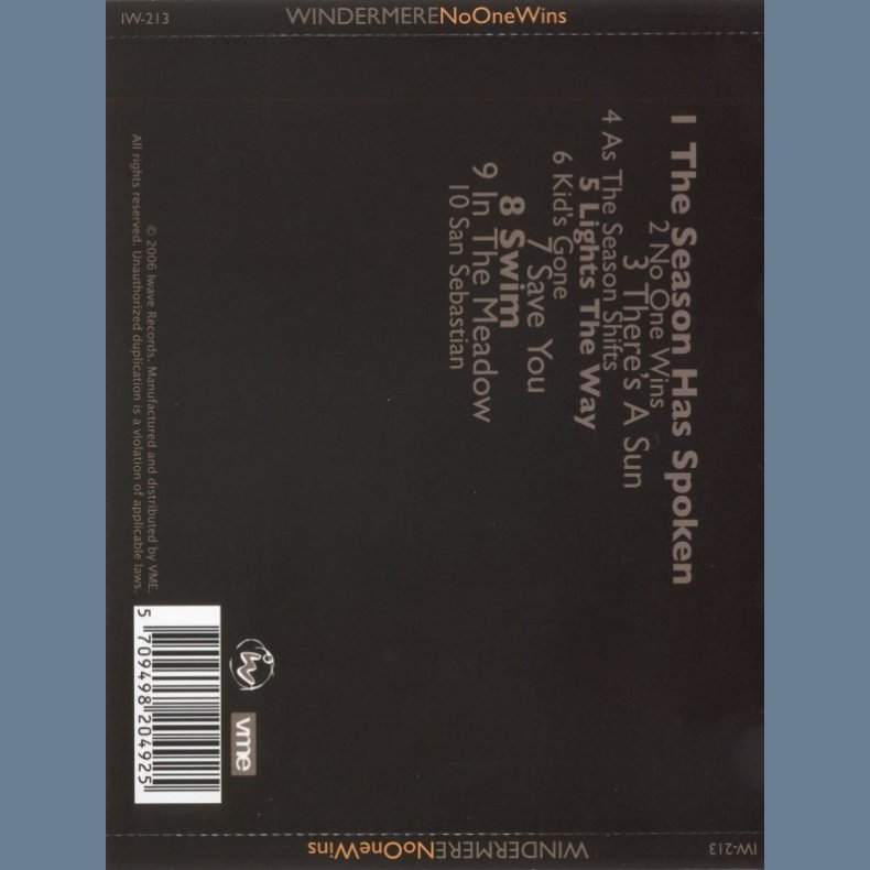 No One Wins - 10-track full album issue