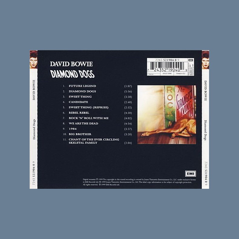 Diamond Dogs - 1999 Dutch 24 Bit Digitally Remastered And Enhanced Issue