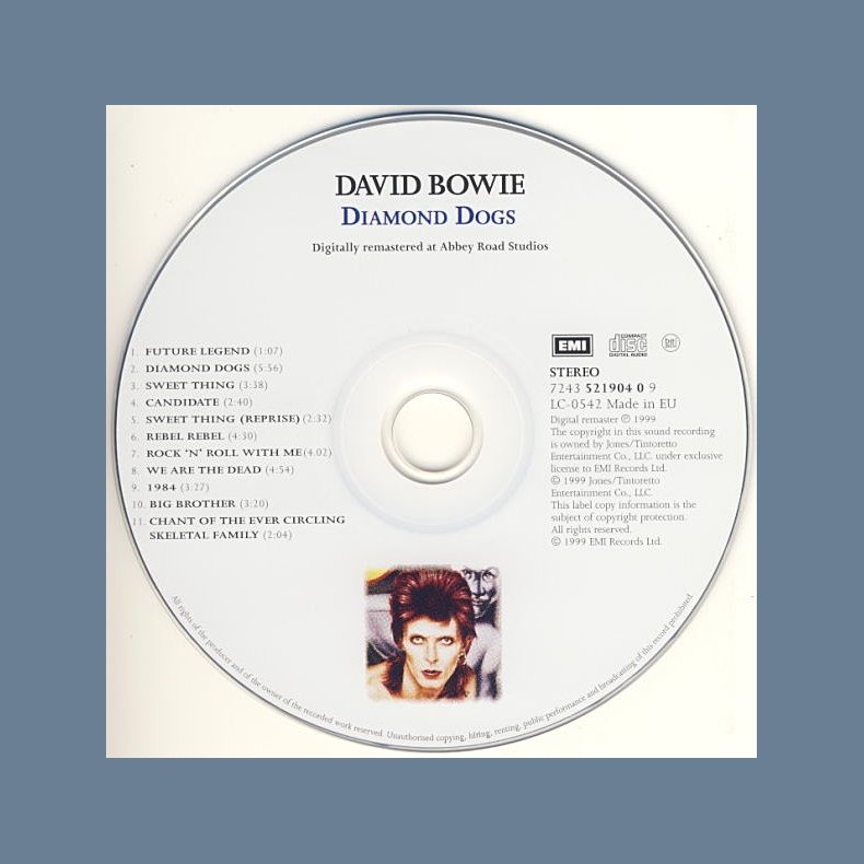 Diamond Dogs - 1999 Dutch 24 Bit Digitally Remastered And Enhanced Issue