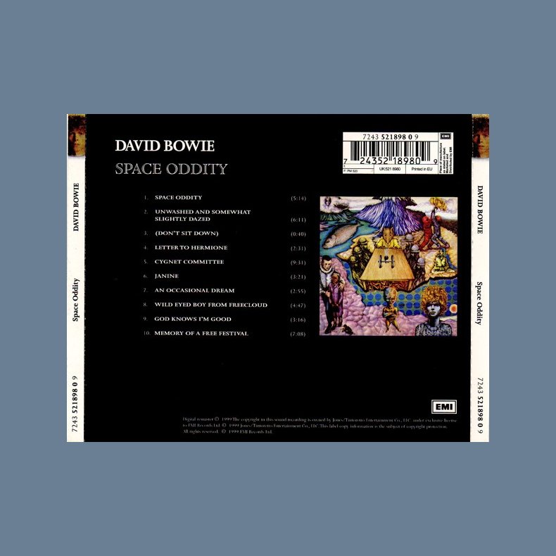Space Oddity - 1999 Dutch 24 Bit Digitally Remastered And Enhanced Issue