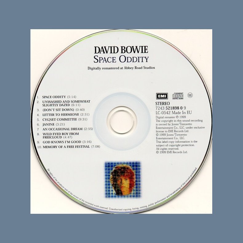 Space Oddity - 1999 Dutch 24 Bit Digitally Remastered And Enhanced Issue