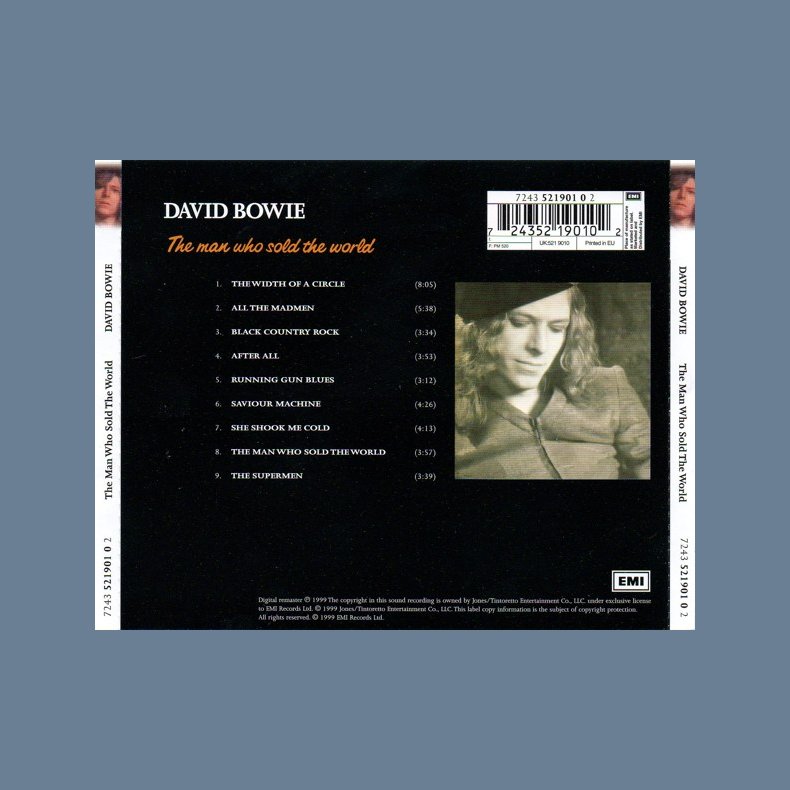The Man Who Sold The World - 1999 Dutch 24 Bit Digitally Remastered And Enhanced Issue