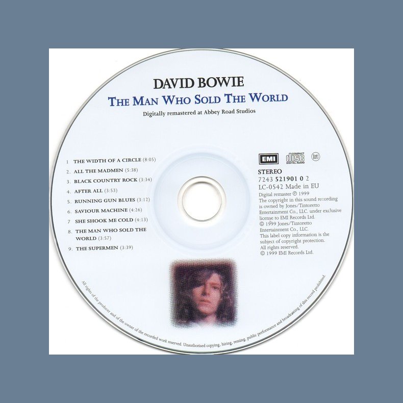 The Man Who Sold The World - 1999 Dutch 24 Bit Digitally Remastered And Enhanced Issue