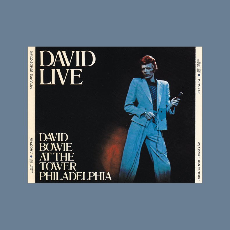 David Live - David Bowie At The Tower Philadelphia - 1990 US Printed 2CD Set Incl. Bonus Tracks