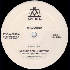 Nothing really matters - 1998 US Maverick label 2-track Promotional Issue 12
