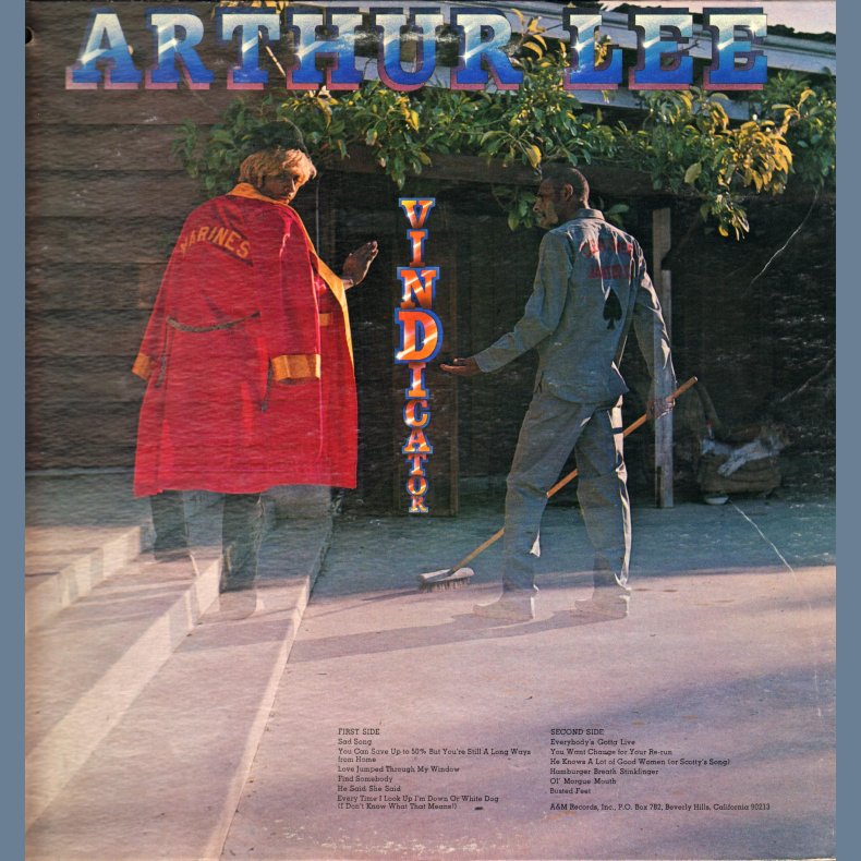 Vindicator - Original US White Label Promotional Issue