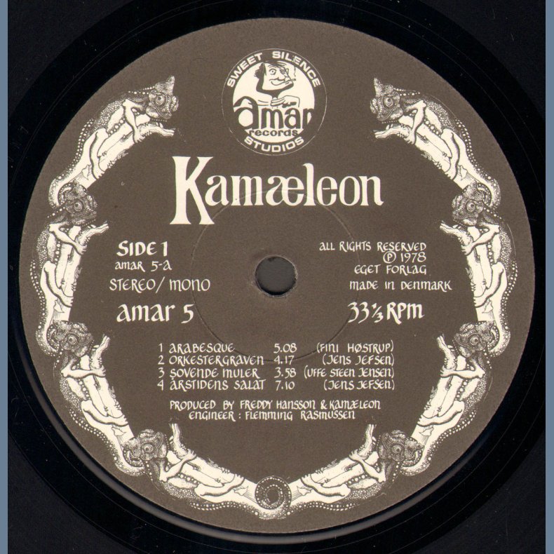 Kamleon - Original 1978 Danish Amar label 8-track LP