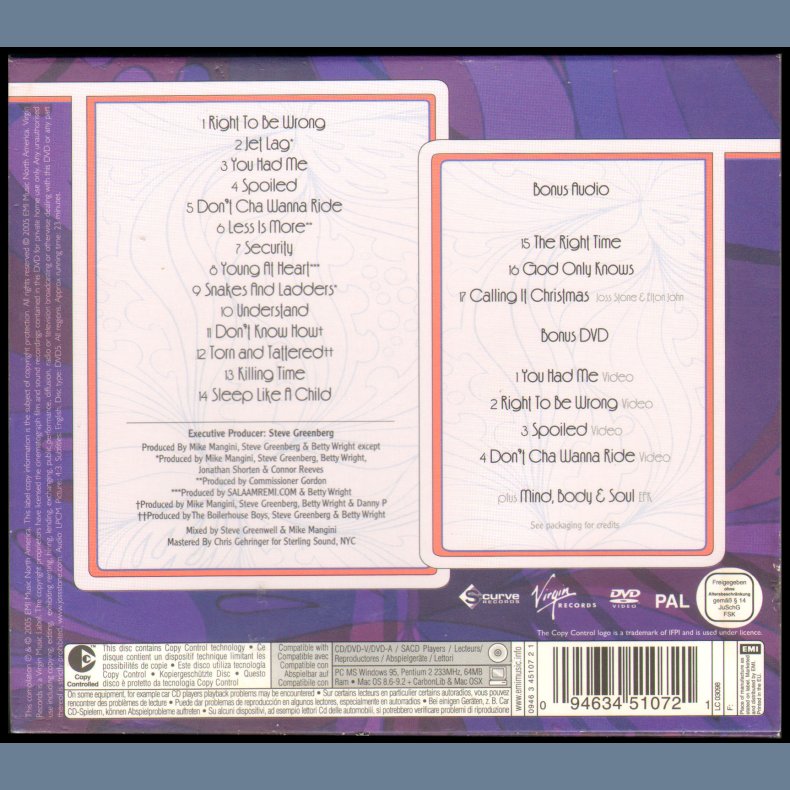 Mind, Body &amp; Soul - Special Edition - 3 new songs &amp; bonus DVD