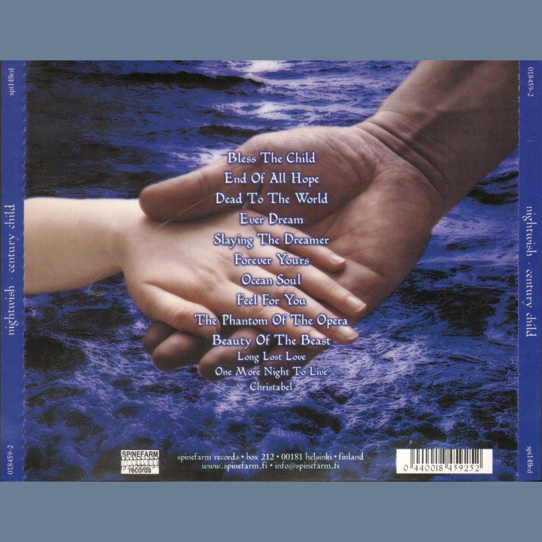 Century Child - 2002 Austrian Pressed 10-track 1st Issue CD