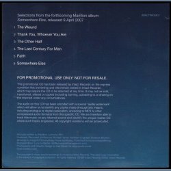 Somewhere Else - 2007 UK 6-track Promotional Issue CD Sampler