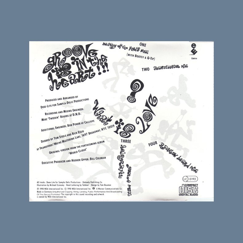 Groove Is In The Heart - 1990  German 4-track Mix CD Single
