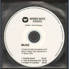 3 tracks Fra Det kommende Live Album 'Harp' - Rare Authentic Danish 1-track promotional Issue CD-Ace