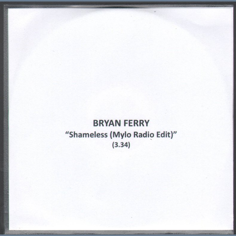 Shameless - Authentic 1-track Promotional Issue CD Acetate