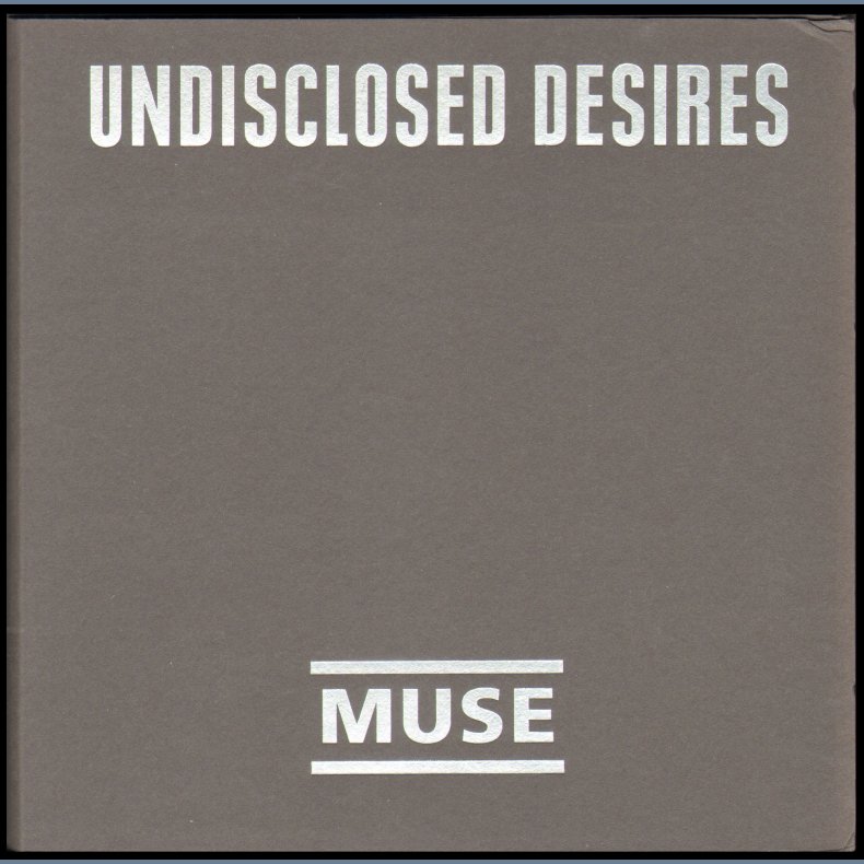 Undisclosed Desires - UK 2-track Promotional Issue CD