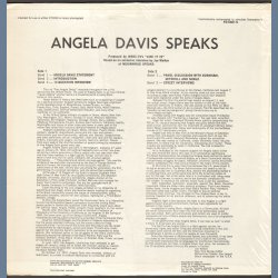 Angela Davis Speaks - Original US Vinyl Issue