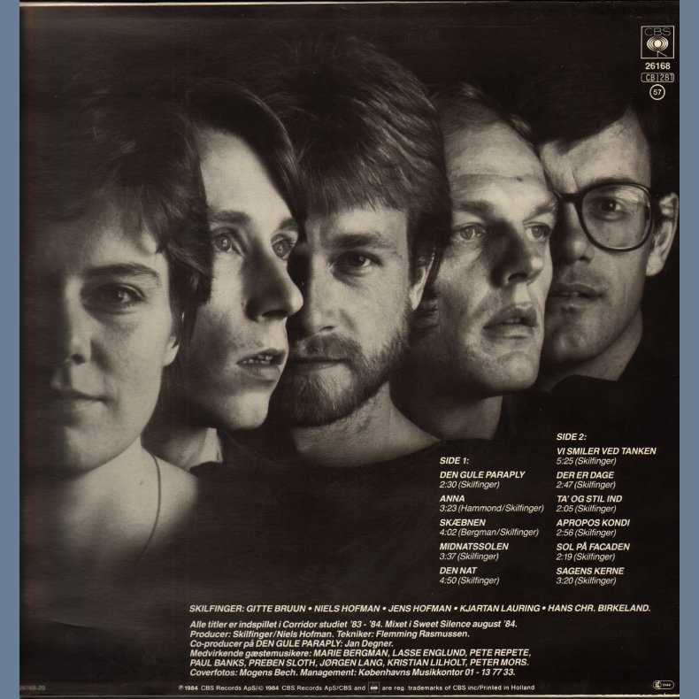  Den Gule Paraply - Dutch printed  11-track Vinyl LP