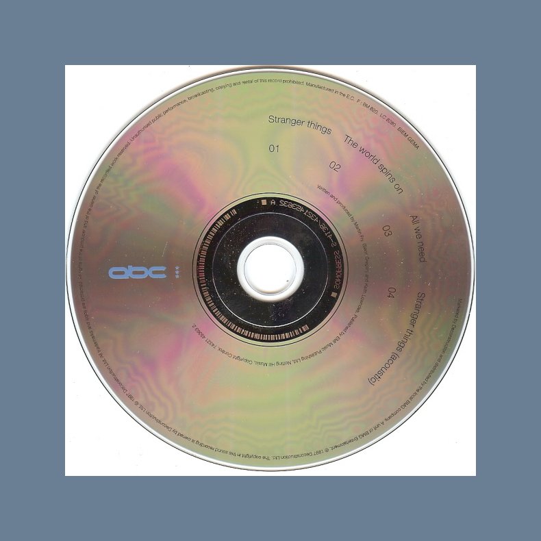 Stranger things - UK 4-track CD Single