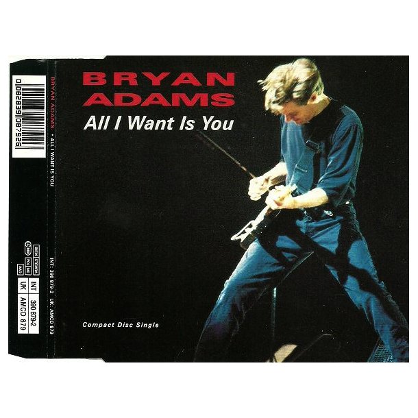 All I Want Is You - German printed 4-track CD Single