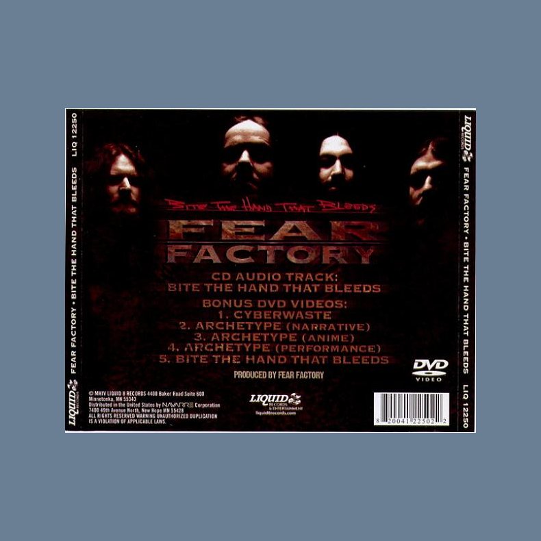 Bite The Hand That Bleeds - US Limited Edition 6-track 2-disc CD/DVD Single