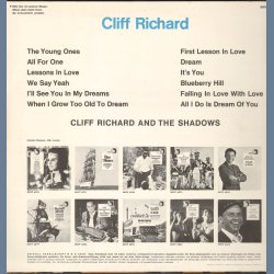 Cliff Richard &amp; The Shadows - German 12-track LP