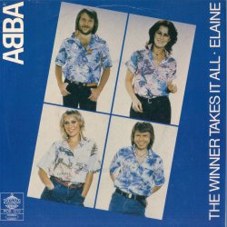 The Winner Takes It All b/w Elaine - Original Swedish Issuel 