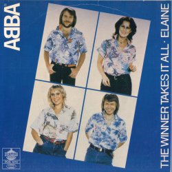 The Winner Takes It All b/w Elaine - Original Swedish Issuel 