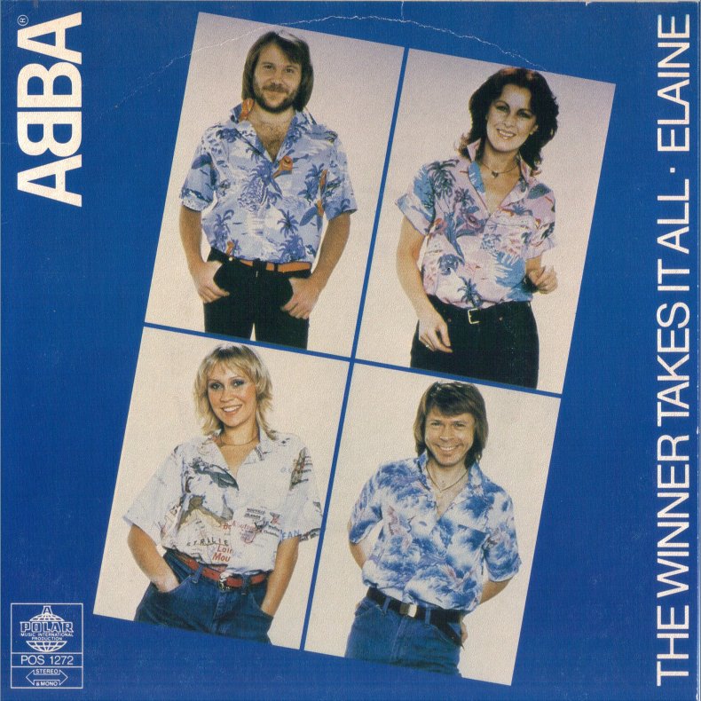 The Winner Takes It All b/w Elaine - Original Swedish Issuel 