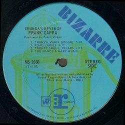 Chunga's Revenge - Original US Issue