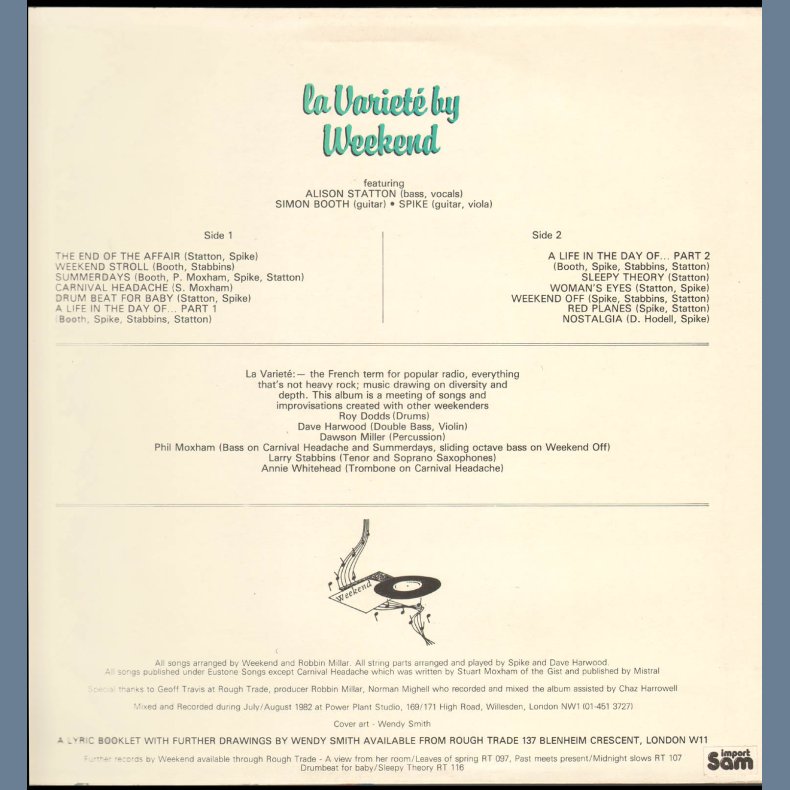 La Variet&eacute;  - Original Scandinavian Vinyl Issue