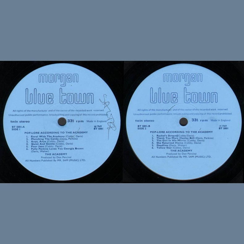 Pop-Lore According To The Academy - Original UK Vinyl Issue