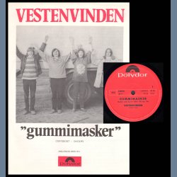 Gummimasker - Original 1971 Norwegian Polydor label vinyl 9-track LP