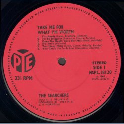 Take Me For What I'm Worth - Original UK Stereo Vinyl Pressing