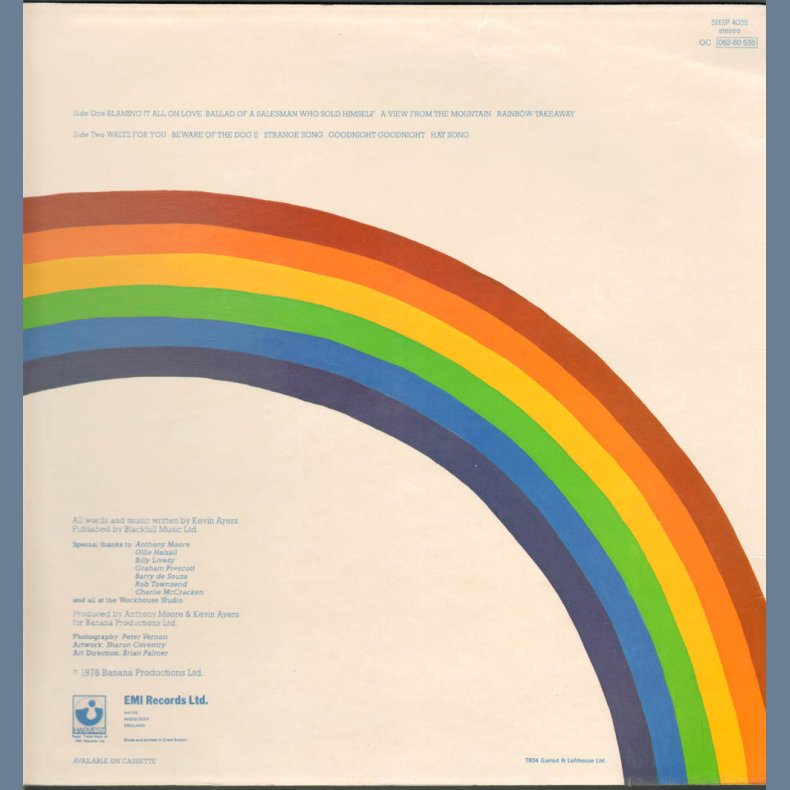 Rainbow Takeaway - Original UK Vinyl LP