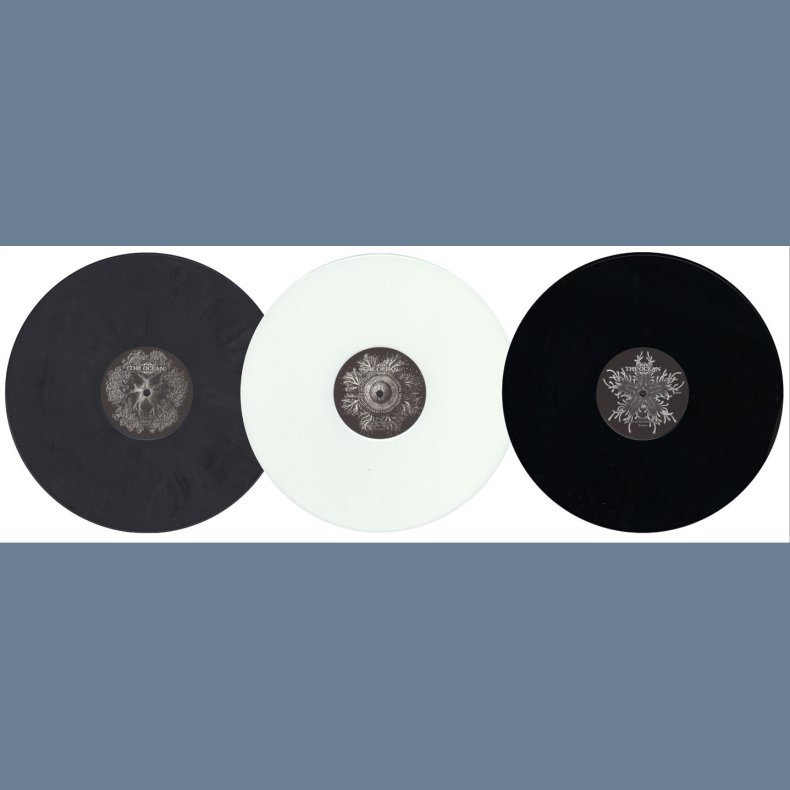 Fluxion / Aeolian  - 2006 US 2nd pressing black, white and grey marbled 3LP issue 