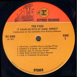 It Crawled Into My Hands - US 2nd Issue Vinyl LP