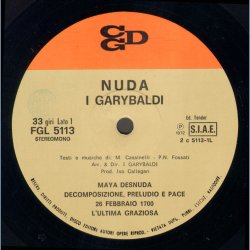 Nuda - Original Italian Vinyl Issue