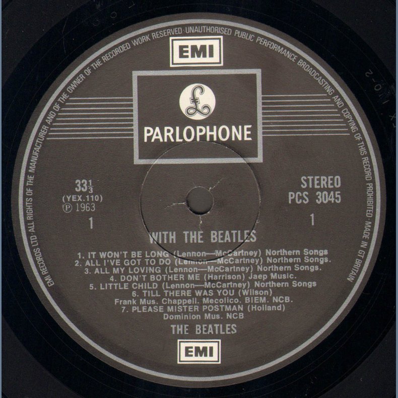 With the Beatles - Late 1970ies UK 'Two Box' Stereo Pressing
