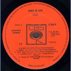 Spirit Of Love - Original 1970 UK CBS label 10-track LP