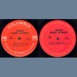 Chicago Transit Authority - 1970 US Transitional Vinyl Issue