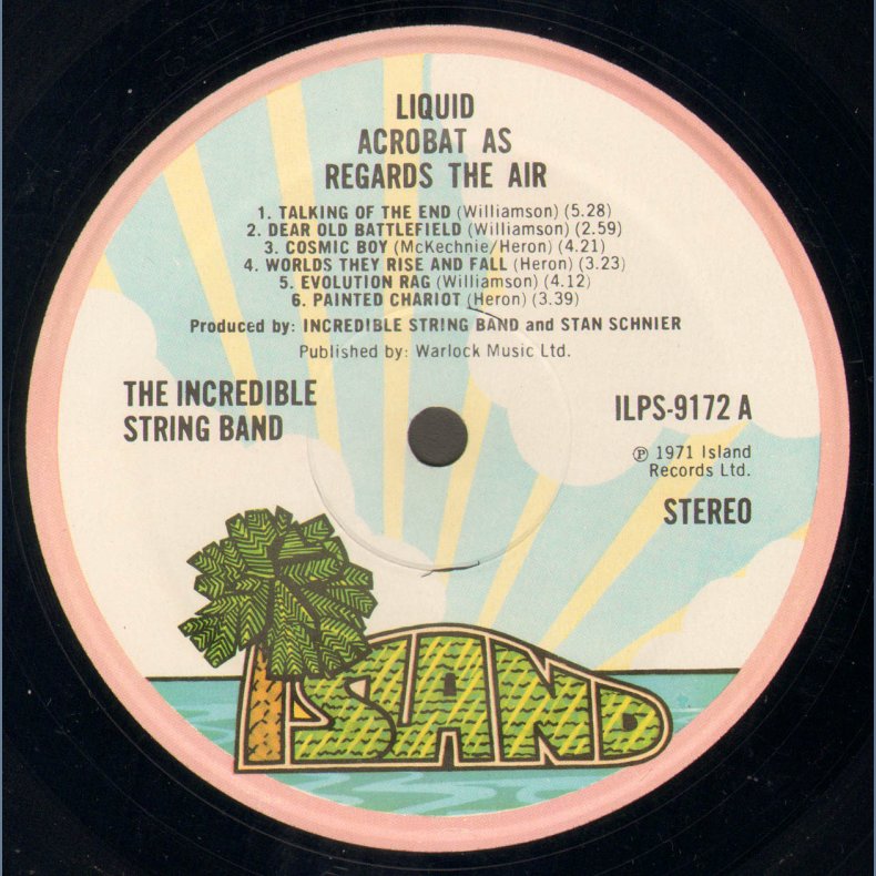 Liquid Acrobat As Regards The Air  - Original UK Issue