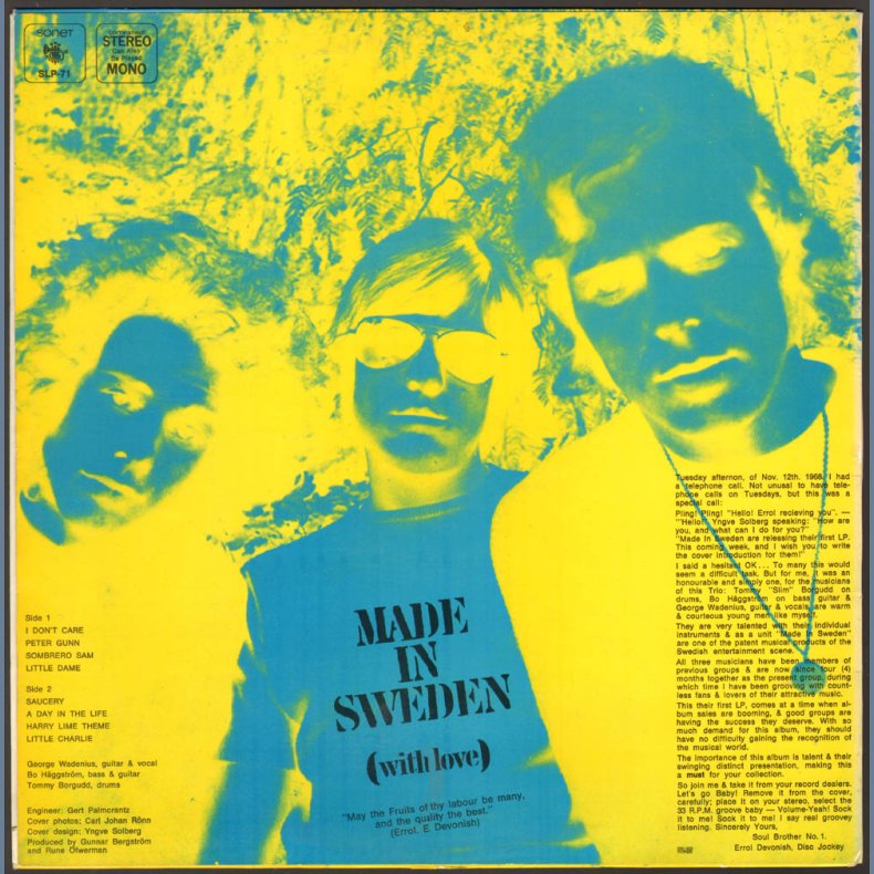 Made In Sweden (With Love) - Original Swedish Vinyl Pressing