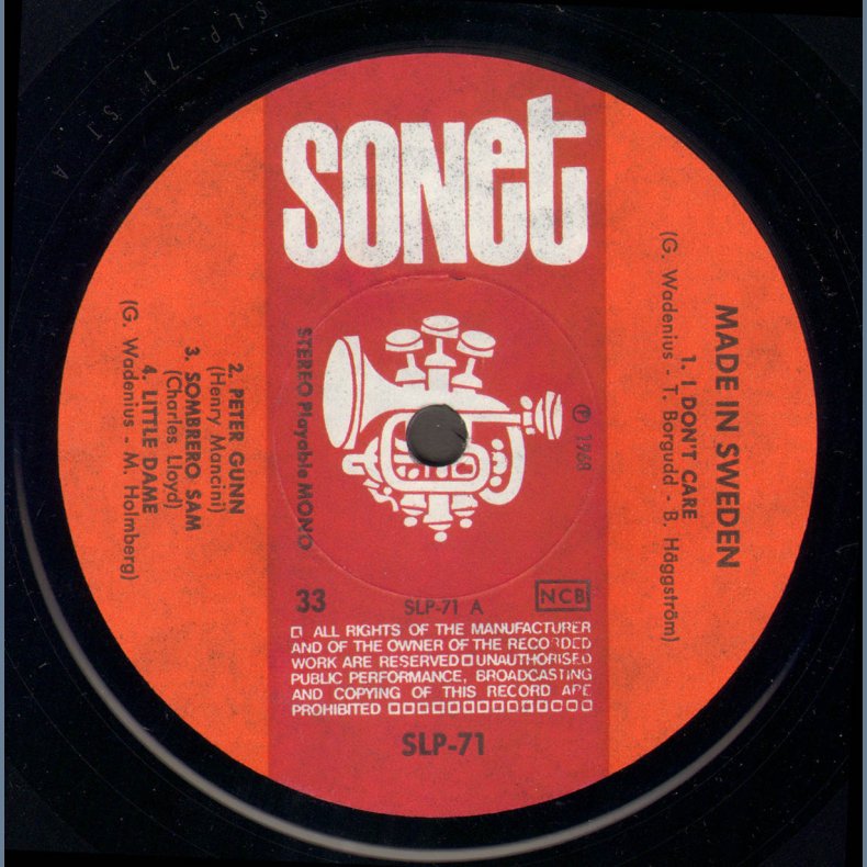 Made In Sweden (With Love) - Original Swedish Vinyl Pressing