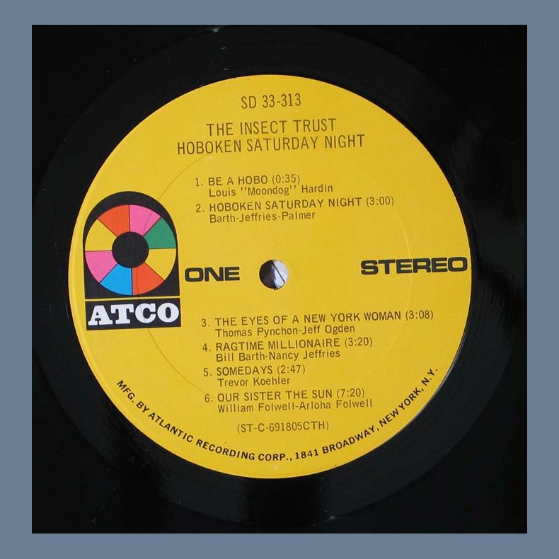 Hoboken Saturday Night - Original US Vinyl issue