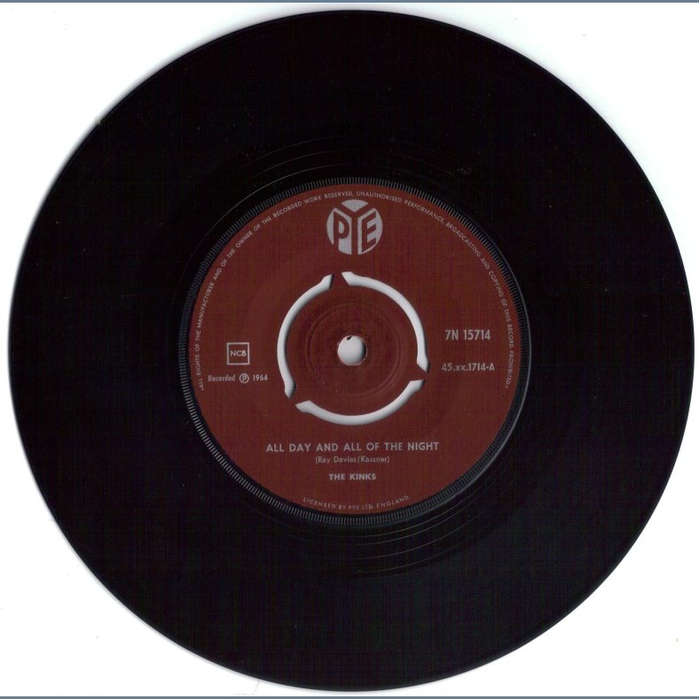 All Day And All Of The Night b/w I Gotta Move - Original Swedish Issue