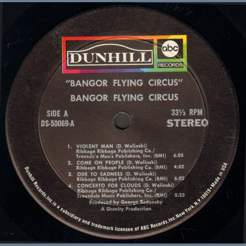 Bangor Flying Circus - original US Vinyl Issue