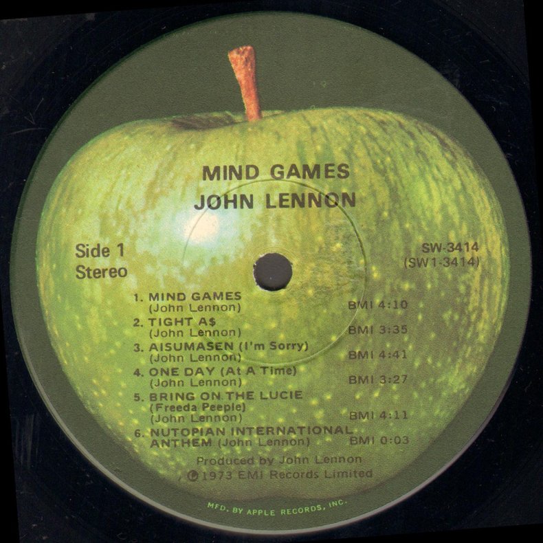 Mind Games - Original 1973 US Apple label 1st issue LP