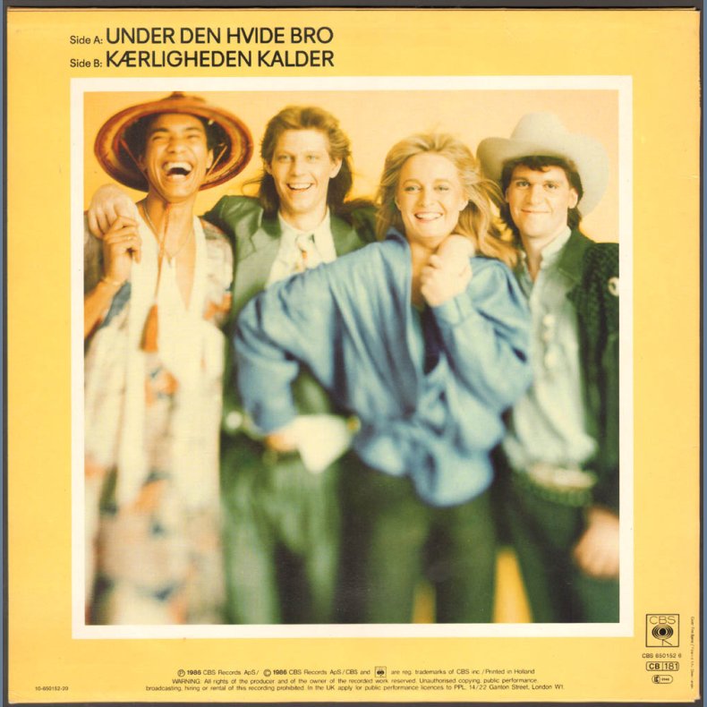 Under Den hvide Bro - Original Dutch Printed 2-track 12" Single