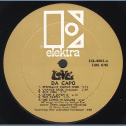 Da Capo - Original US Mono 7-track Vinyl LP
