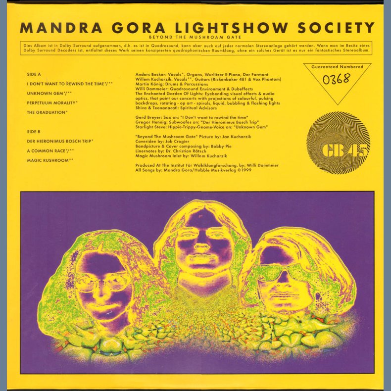 Beyond The Mushroam Gate - Original 1999 German GB45 label 7-track LP incl. Booklet, Insert and 